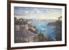 Afternoon Light Sydney Harbour-John Bradley-Framed Giclee Print