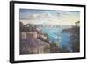 Afternoon Light Sydney Harbour-John Bradley-Framed Giclee Print