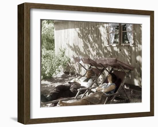 Afternoon Nap-null-Framed Photographic Print