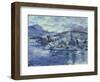 Afternoon on Lake Lucerne, 1924-Lovis Corinth-Framed Giclee Print