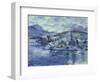 Afternoon on Lake Lucerne, 1924-Lovis Corinth-Framed Giclee Print