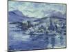 Afternoon on Lake Lucerne, 1924-Lovis Corinth-Mounted Giclee Print
