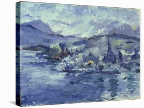 Afternoon on Lake Lucerne, 1924-Lovis Corinth-Stretched Canvas