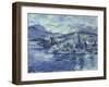 Afternoon on Lake Lucerne, 1924-Lovis Corinth-Framed Giclee Print