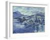 Afternoon on Lake Lucerne, 1924-Lovis Corinth-Framed Giclee Print