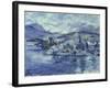 Afternoon on Lake Lucerne, 1924-Lovis Corinth-Framed Giclee Print