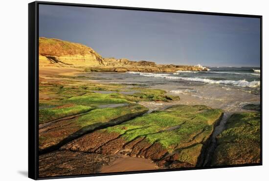 Afternoon On The Beach-Incredi-Framed Stretched Canvas