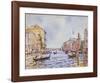 Afternoon On The Grand-Edward Darley Boit-Framed Art Print