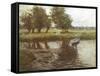 Afternoon on the River-Hilda Fearon-Framed Stretched Canvas