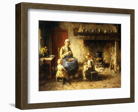 Afternoon Pastimes, 1917-Evert Pieters-Framed Giclee Print