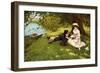 Afternoon Pastimes-Edward R. King-Framed Giclee Print