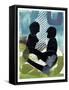Afternoon Picnic-Stacy Milrany-Framed Stretched Canvas