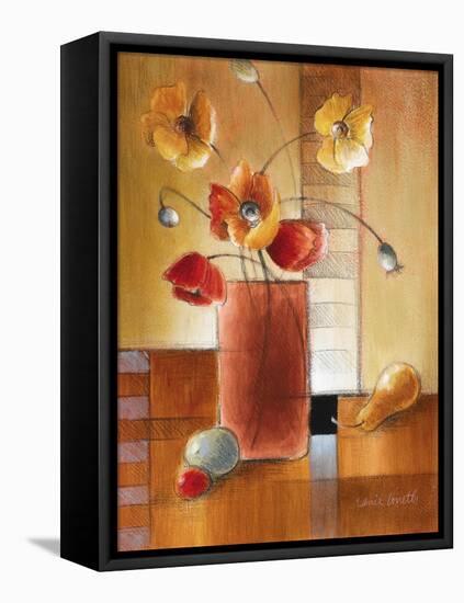 Afternoon Poppy Still Life I-Lanie Loreth-Framed Stretched Canvas