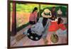 Afternoon Quiet Hour-Paul Gauguin-Framed Art Print