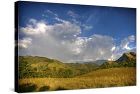 Afternoon Rainbow and Clouds-Nish Nalbandian-Stretched Canvas