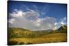 Afternoon Rainbow and Clouds-Nish Nalbandian-Stretched Canvas