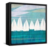 Afternoon Regatta I-Dan Meneely-Framed Stretched Canvas