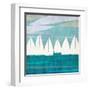 Afternoon Regatta I-Dan Meneely-Framed Art Print