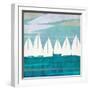 Afternoon Regatta I-Dan Meneely-Framed Art Print