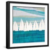 Afternoon Regatta II-Dan Meneely-Framed Premium Giclee Print