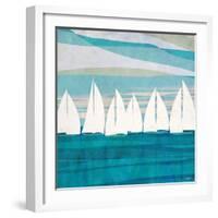 Afternoon Regatta II-Dan Meneely-Framed Premium Giclee Print