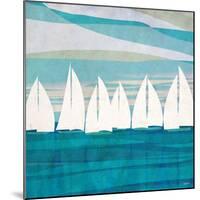 Afternoon Regatta II-Dan Meneely-Mounted Premium Giclee Print