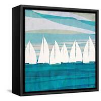 Afternoon Regatta II-Dan Meneely-Framed Stretched Canvas