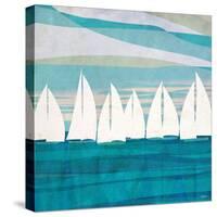 Afternoon Regatta II-Dan Meneely-Stretched Canvas