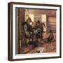 Afternoon Rest (Oil on Board)-Louis Charles Moeller-Framed Giclee Print