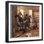 Afternoon Rest (Oil on Board)-Louis Charles Moeller-Framed Giclee Print