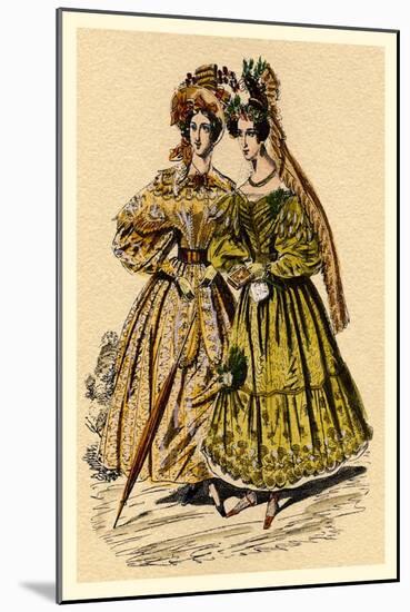 Afternoon's Fancy Dress-null-Mounted Art Print