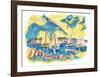 Afternoon Sails-Wayne Ensrud-Framed Limited Edition