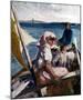 Afternoon Sea Breeze-Albert Edelfelt-Mounted Art Print