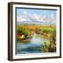 Afternoon Skies-Carol Hallock-Framed Art Print