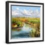 Afternoon Skies-Carol Hallock-Framed Art Print