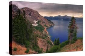 Afternoon Storm at Crater Lake, Oregon-Vincent James-Stretched Canvas