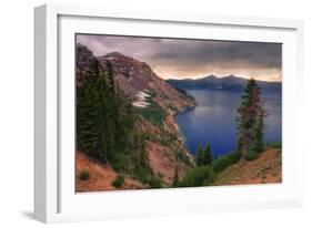 Afternoon Storm at Crater Lake, Oregon-Vincent James-Framed Photographic Print