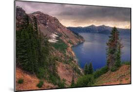 Afternoon Storm at Crater Lake, Oregon-Vincent James-Mounted Photographic Print