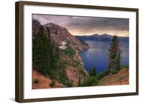 Afternoon Storm at Crater Lake, Oregon-Vincent James-Framed Photographic Print