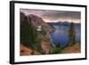 Afternoon Storm at Crater Lake, Oregon-Vincent James-Framed Photographic Print