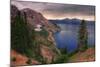 Afternoon Storm at Crater Lake, Oregon-Vincent James-Mounted Photographic Print