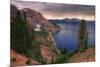 Afternoon Storm at Crater Lake, Oregon-Vincent James-Mounted Photographic Print