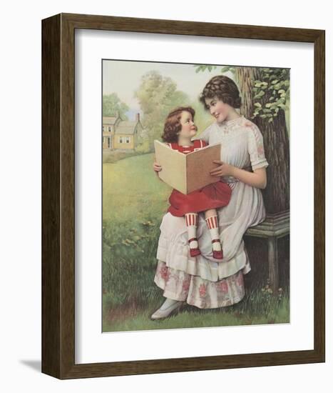 Afternoon Story Time-null-Framed Art Print