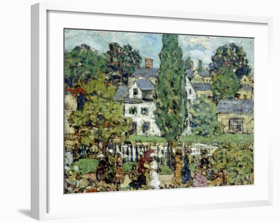 Afternoon Stroll, Summer-Maurice Brazil Prendergast-Framed Giclee Print