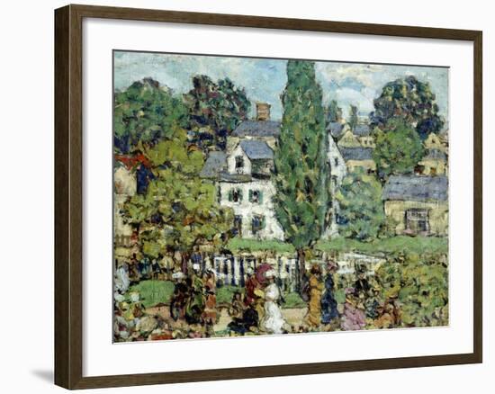 Afternoon Stroll, Summer-Maurice Brazil Prendergast-Framed Giclee Print