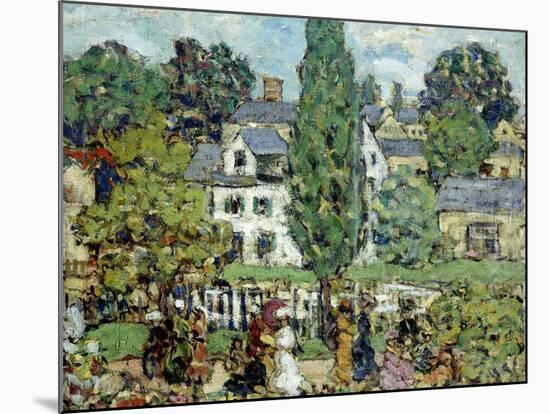 Afternoon Stroll, Summer-Maurice Brazil Prendergast-Mounted Giclee Print