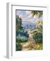 Afternoon Stroll-Alberto Pasini-Framed Art Print