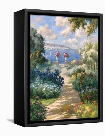 Afternoon Stroll-Alberto Pasini-Framed Stretched Canvas