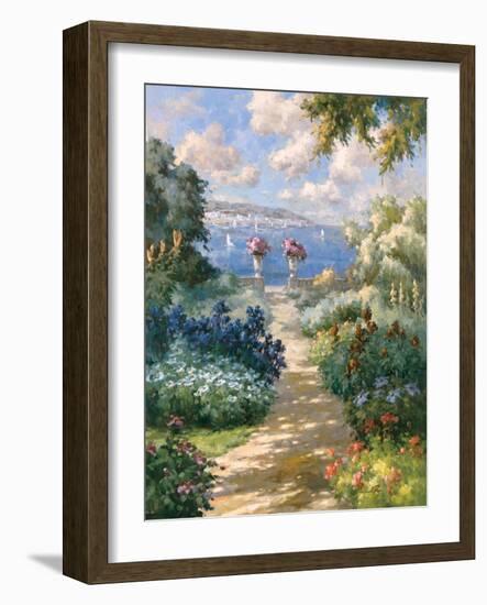 Afternoon Stroll-Alberto Pasini-Framed Art Print