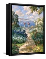 Afternoon Stroll-Alberto Pasini-Framed Stretched Canvas